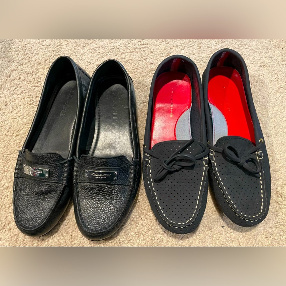 Used Lot Loafers Tommy Hilfiger and Coach